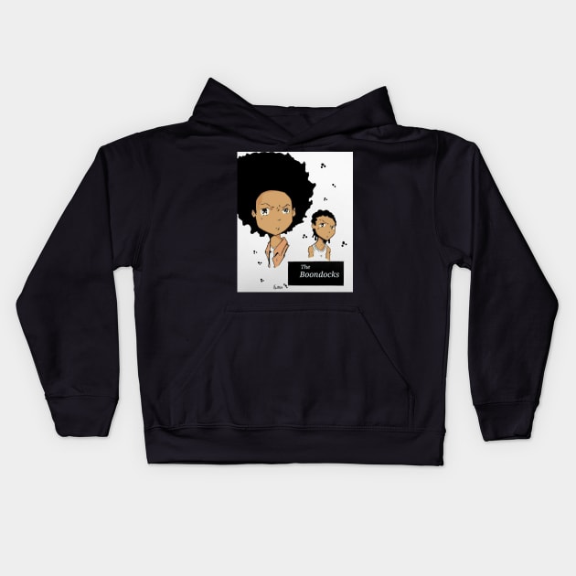 The Boondocks Kids Hoodie by Tazartist